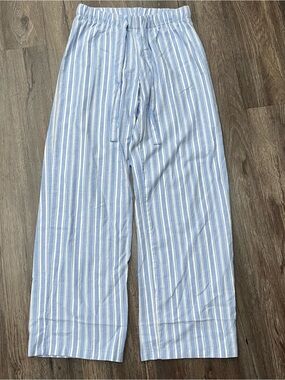 H&M Flannel Pajama Pants Blue and White